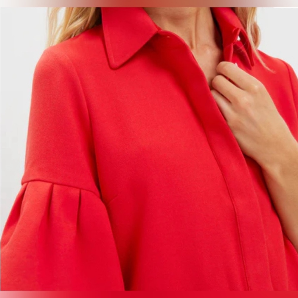Tuckernuck Red Crepe Massey Dress, NWT, Size S - Picture 3 of 3